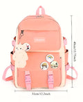 Kawaii 4-Piece Back-to-School Bag Set