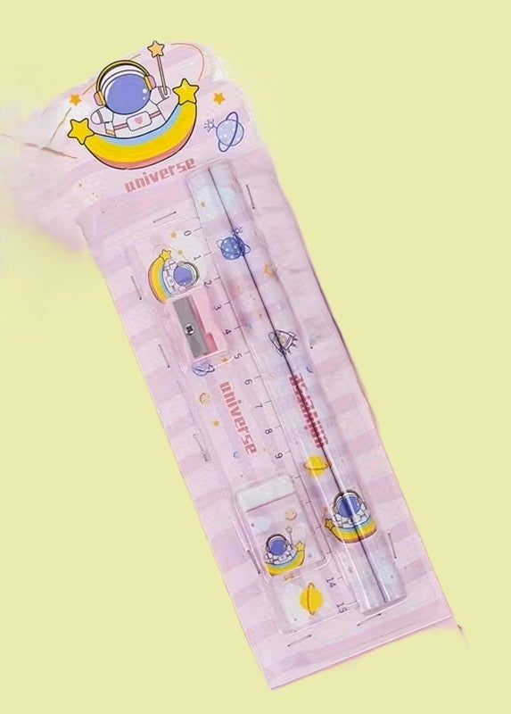 Kawaii Cartoon Stationery Set/Assorted 2pcs for $2.99
