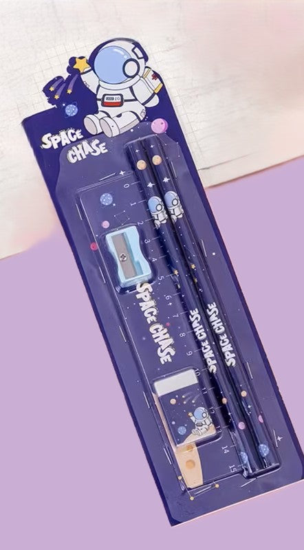 Kawaii Cartoon Stationery Set/Assorted 2pcs for $2.99