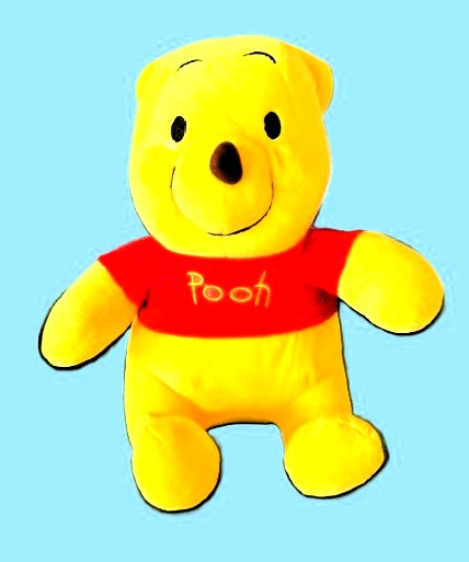 Winnie the Pooh plush toy front view
