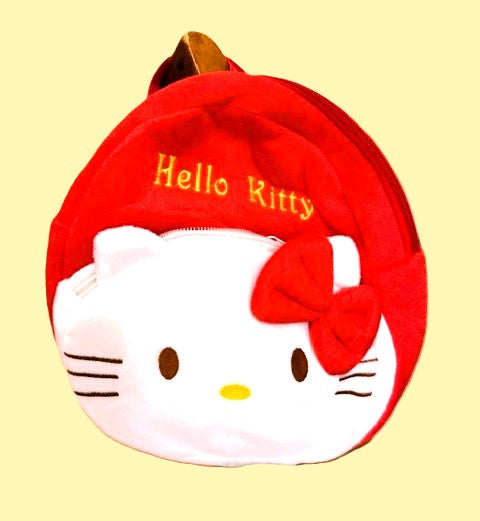 Red Hello Kitty plush mini backpack