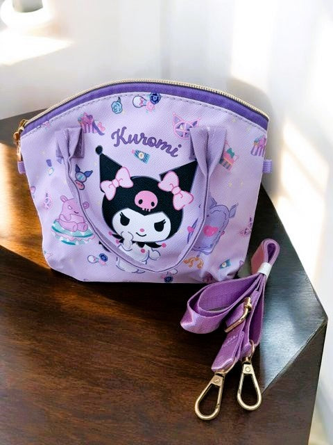 Kuromi purple crossbody bag